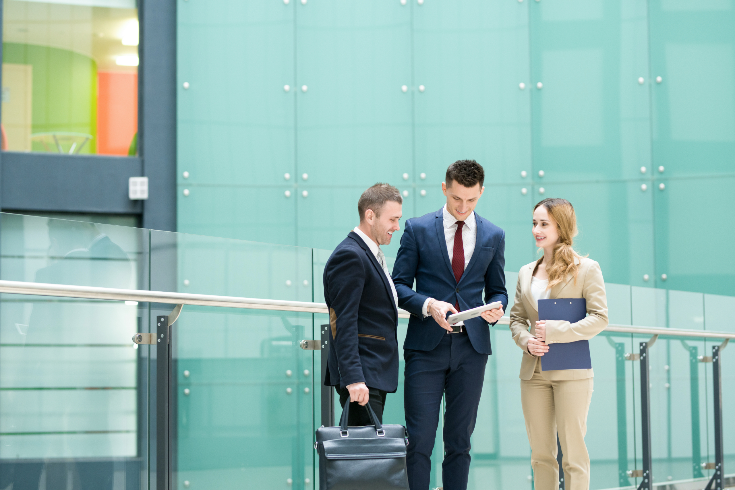 Modern Business People Outdoors